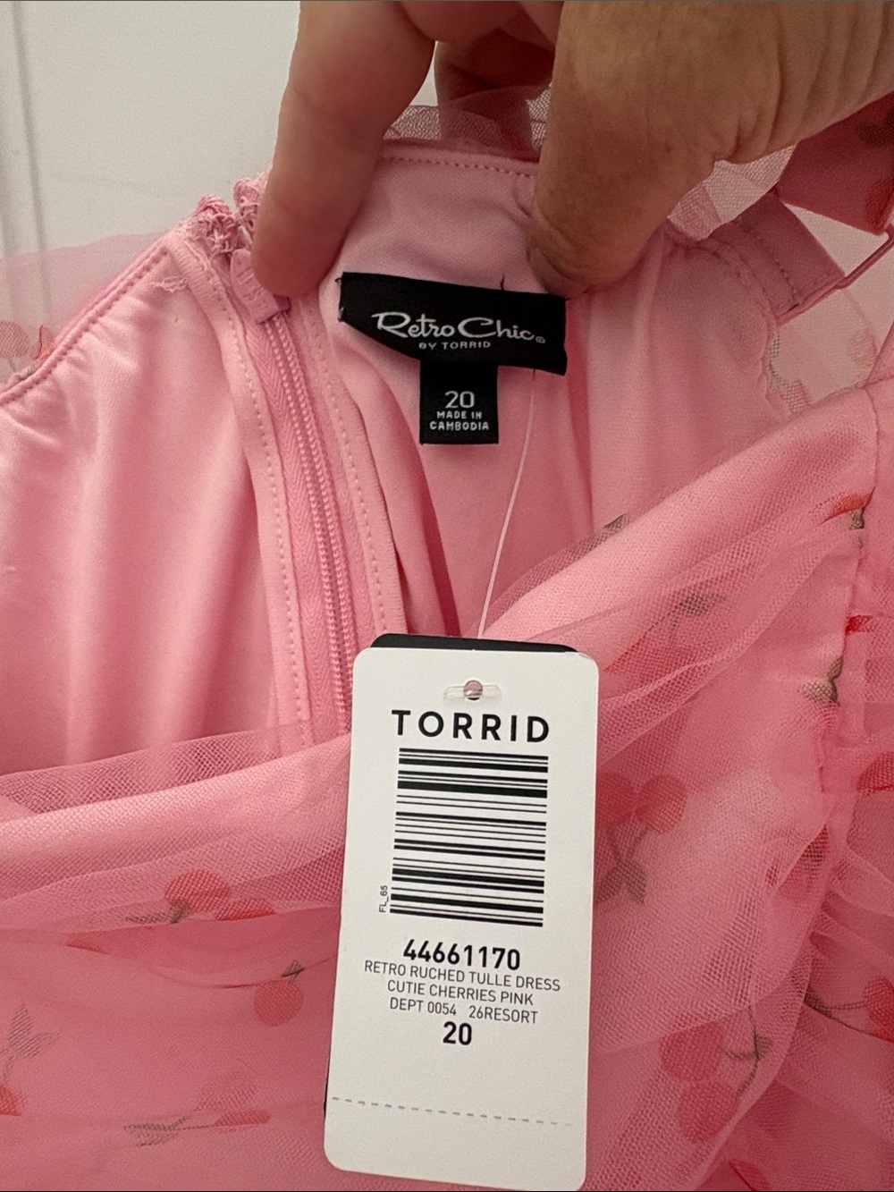 Retro Chic by Torrid Pink Floral Tulle Party Dress - Picture 2 of 5